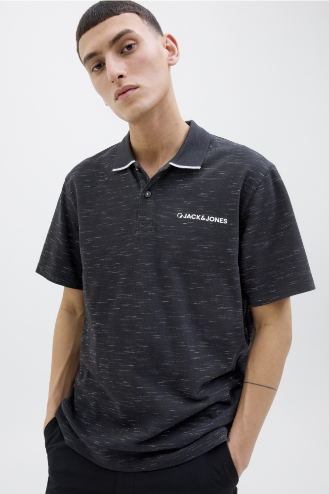JCOLOGAN INJECT POLO SS SMU 12283821 BLACK
